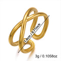 French Vintage Gold Aesthetic Ring for Women Waterproof Stainless Steel Old Money Antique Sunburst Stacking Jewelry
