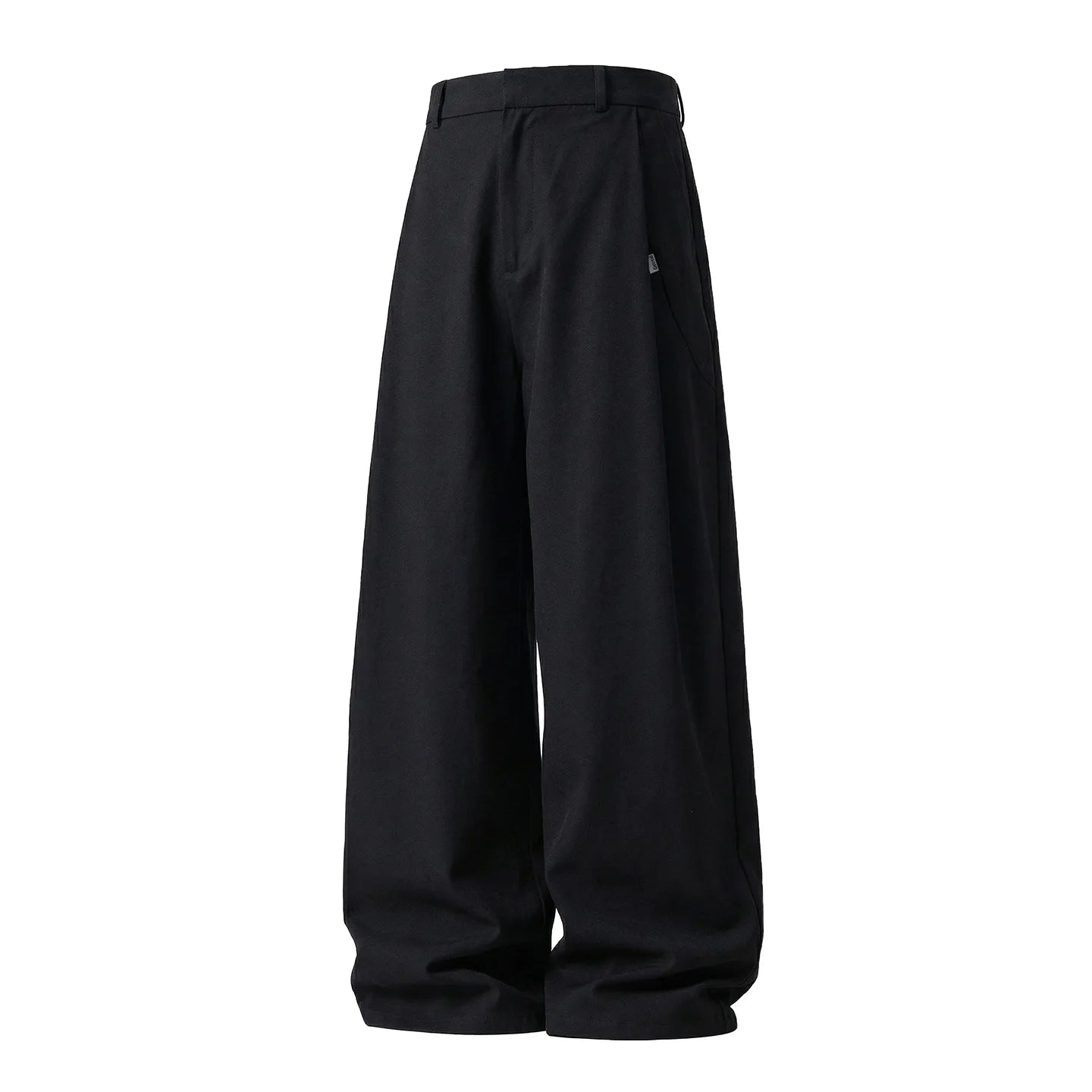 TFETTERS 2026 Spring Old Money Aesthetic 100% Cotton Pants 3D Pleated Oversized Loose Fit Texture Retro Baggy Wide Leg Trousers